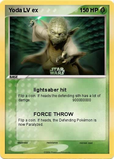 Pokemon Yoda LV ex