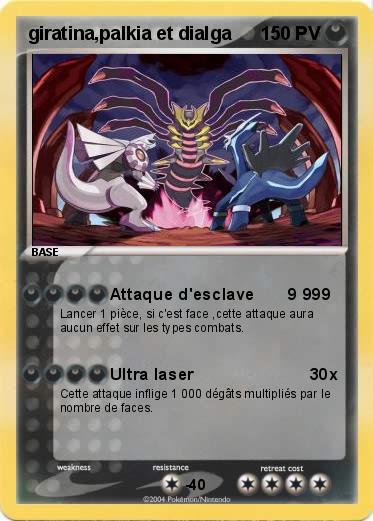 Pokemon giratina,palkia et dialga