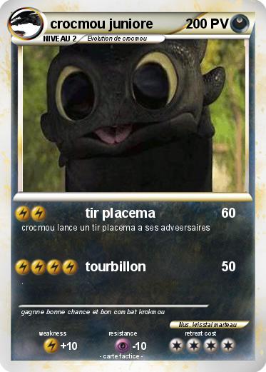 Pokemon crocmou juniore