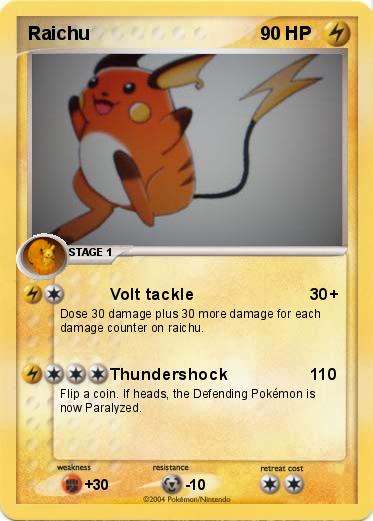 Pokemon Raichu