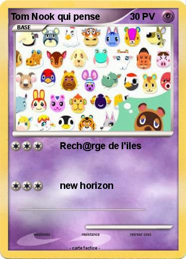 Pokemon Tom Nook qui pense