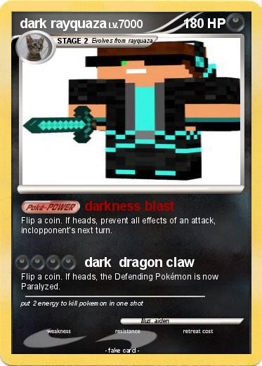 Pokemon dark rayquaza