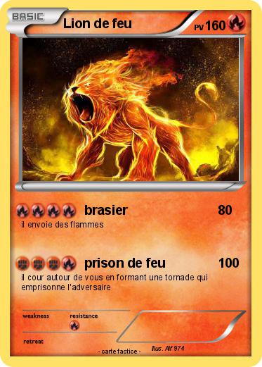 Pokemon Lion de feu