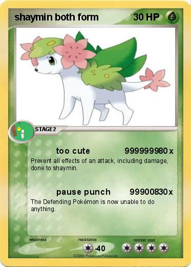 Pokemon shaymin both form