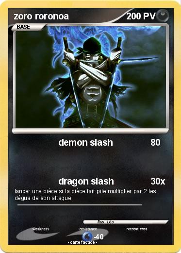 Pokemon zoro roronoa