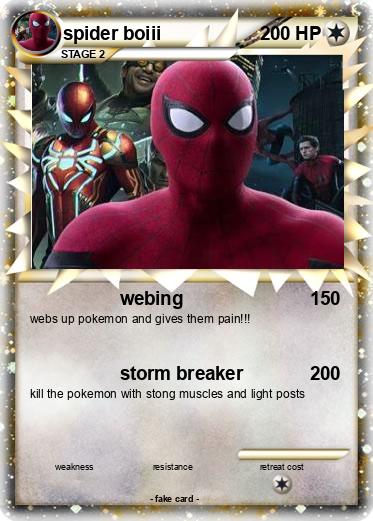 Pokemon spider boiii