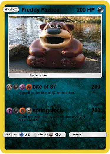 Pokemon Freddy Fazbear