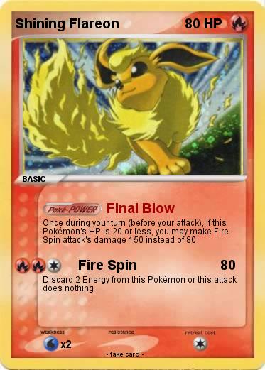 Pokemon Shining Flareon