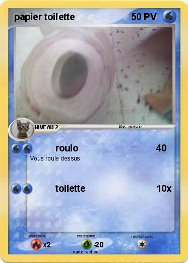 Pokemon papier toilette