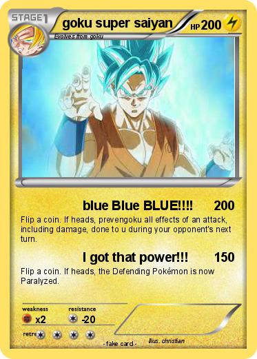 Pokemon goku super saiyan