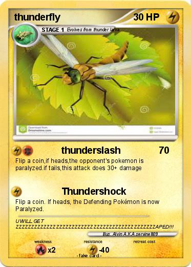 Pokemon thunderfly