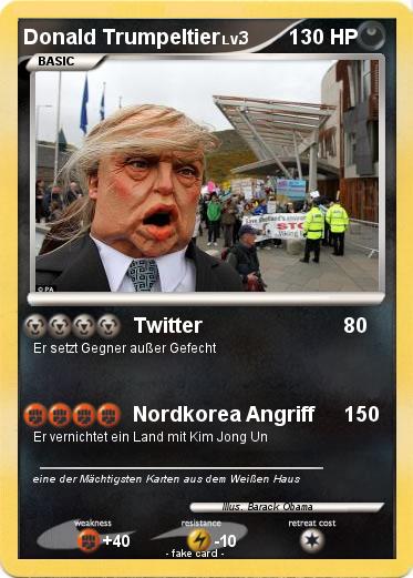 Pokemon Donald Trumpeltier