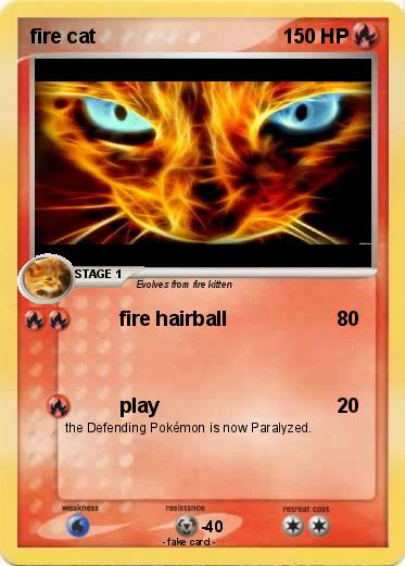 Pokemon fire cat