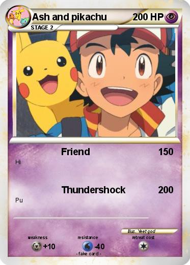 Pokemon Ash and pikachu