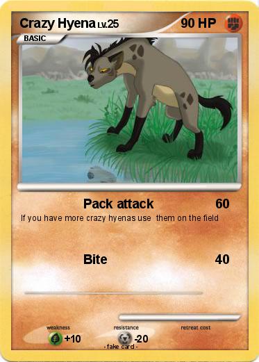 Pokemon Crazy Hyena
