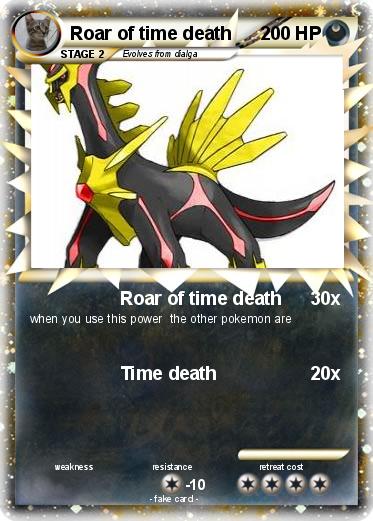 Pokemon Roar of time death