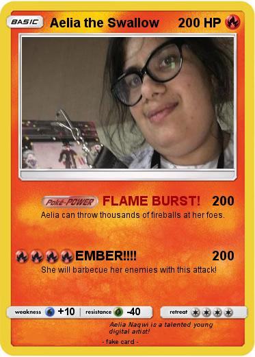 Pokemon Aelia the Swallow