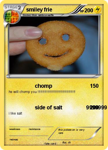 Pokemon smiley frie