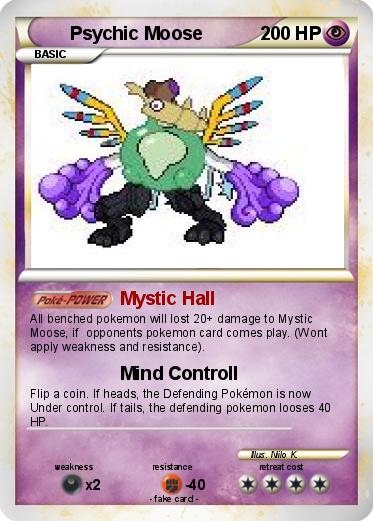 Pokemon Psychic Moose