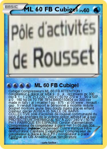 Pokemon ML 60 FB Cubigel