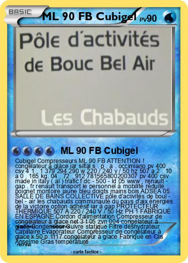 Pokemon ML 90 FB Cubigel