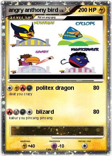 Pokemon angry anthony bird