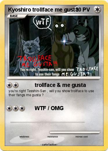 Pokemon Kyoshiro trollface me gusta