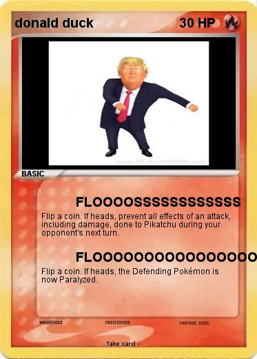 Pokemon donald duck