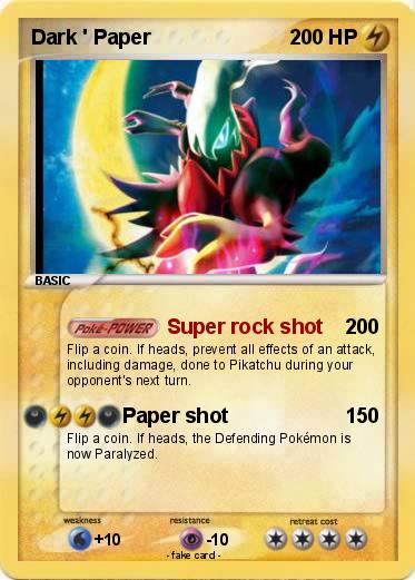 Pokemon Dark ' Paper