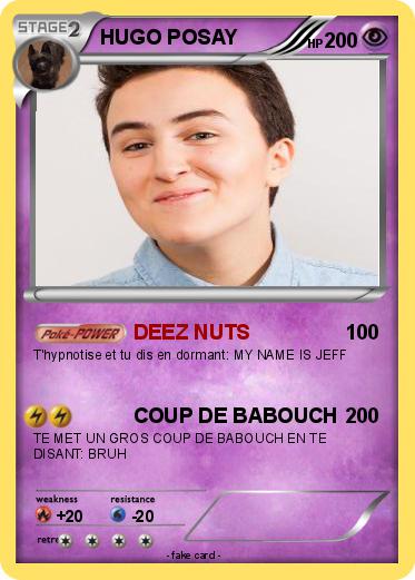 Pokemon HUGO POSAY