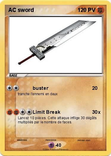 Pokemon AC sword