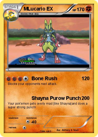 Pokemon MLucario EX