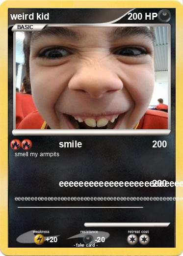 Pokemon weird kid