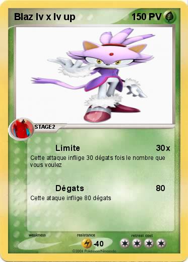 Pokemon Blaz lv x lv up