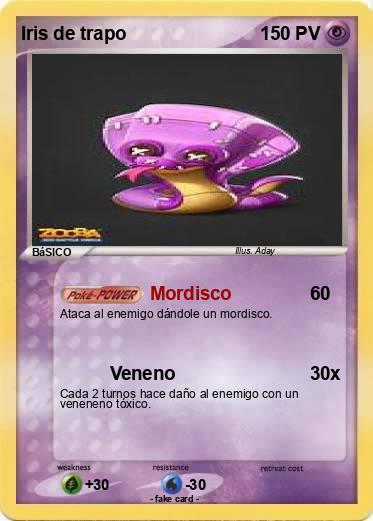 Pokemon Iris de trapo