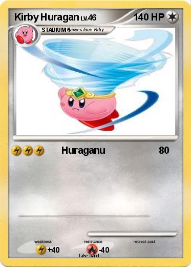 Pokemon Kirby Huragan