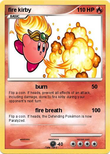 Pokemon fire kirby