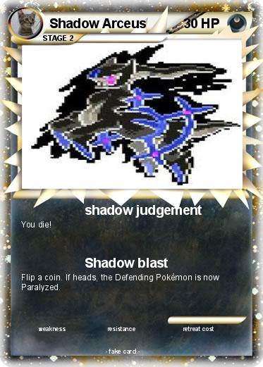 Pokemon Shadow Arceus