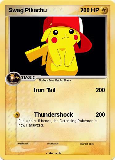 Pokemon Swag Pikachu
