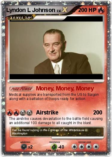 Pokemon Lyndon L Johnson