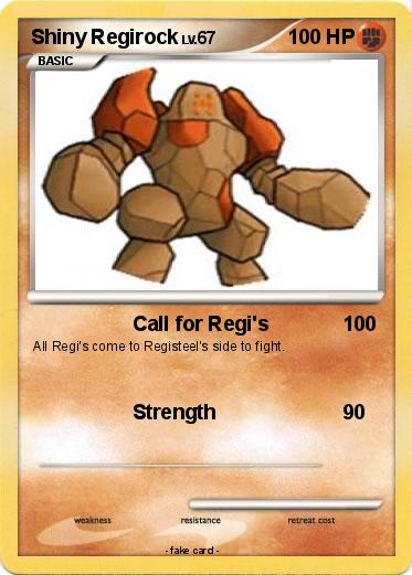 Pokemon Shiny Regirock