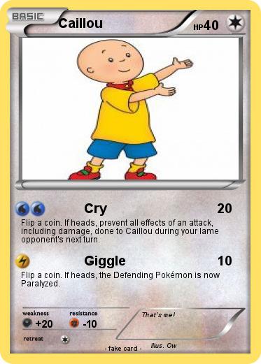 Pokemon Caillou
