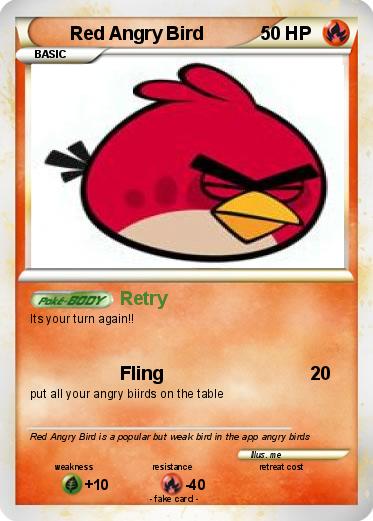 Pokemon Red Angry Bird