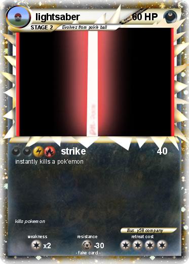 Pokemon lightsaber