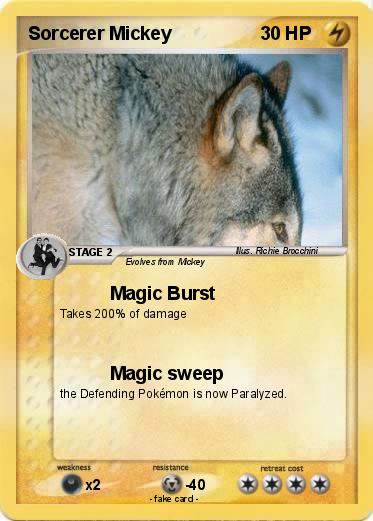 Pokemon Sorcerer Mickey