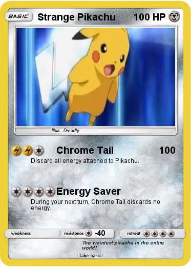 Pokemon Strange Pikachu