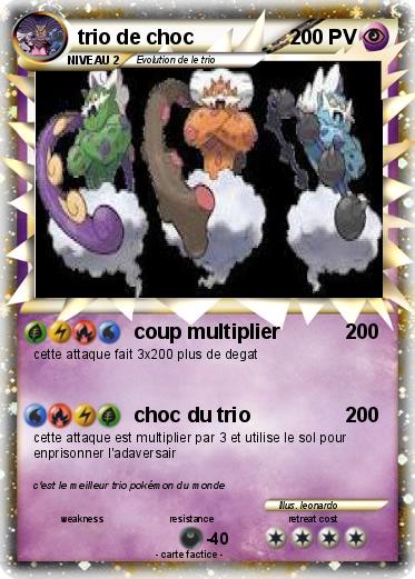 Pokemon trio de choc
