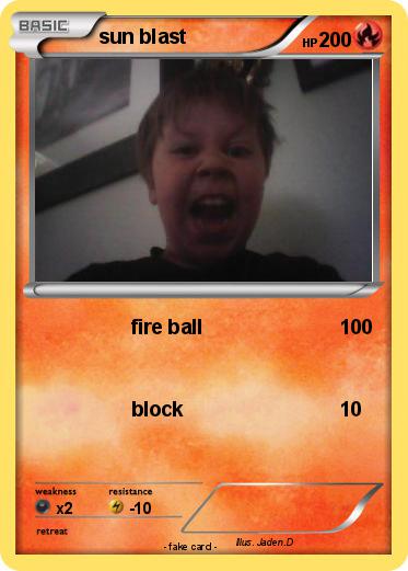 Pokemon sun blast