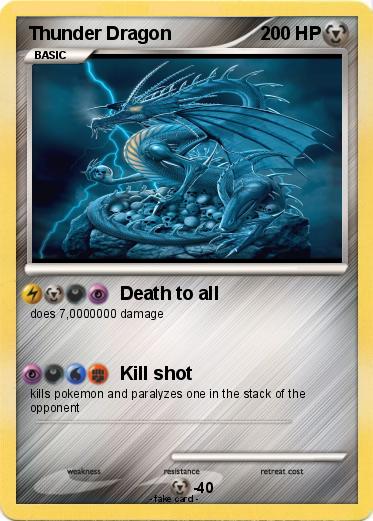 Pokemon Thunder Dragon