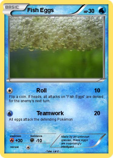 Pokemon Fish Eggs
